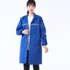 Bata de Protección Laboral al por Mayor con Franja Reflectante Ropa de Trabajo de Protección Laboral Logotipo Imprimible Bata de Portero Bata de Protección Laboral Envío Gratis