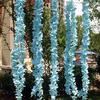 Fio de flores de hortênsia sintéticas Rattan de flores criptografado Fio de flores de orquídea Yang Pendente de parede para casamento Flores por atacado