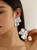 Venta Caliente Transfronteriza Moda Geométricos Brillantes Pendientes Suministro Directo Fabricante Qingdao Amazon SHEIN El Más Vendido