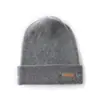 Nuevo Gorro de Cachemira de Color Puro para Otoño e Invierno para Mujer, Cálido y Versátil Gorro de Cachemira Tejido Casual, Gorro de Lana Engrosado