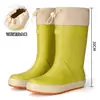 Botas de lluvia de moda para parejas 2026, unisex, versátiles para uso en exteriores, impermeables, adecuadas para acampar y con suela de goma antideslizante