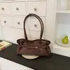 Bolso de axila para mujer para ir al trabajo 2026 Nuevo Otoño Vintage Gamuza Melard Bolso de hombro Bolso tote de gran capacidad