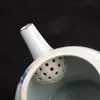Tetera de cerámica pintada a mano pura tetera individual juego de té kung fu tetera para el hogar una persona individual juego de té de alta calidad fabricantes venta al por mayor