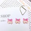 Nuevos accesorios translúcidos para decoración de uñas de cangrejo con temática oceánica, con diseños de caricaturas, estilos versátiles y decoraciones de uñas 3D ponibles y aretes de resina