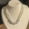 Collar para Fiesta de Noche para Mujer, Collar de Lujo con un Toque de Alta Gama, Exagerado Collar Brillante de Circonita, Cadena Clavicular de Nicho de Lujo Ligero