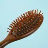 Sándalo Dorado Bambú Carbonizado Grande Cepillo de Dientes Placa Cuadrada Grande Bolsa de Aire Peine Masajeador Cabezal Masajeador Peine Masajeador de Meridianos