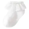 25 Meias de Bebê Novas para o Verão, Cor Lisa, Meias Fofas para Bebê, Estilo Fino, Meias Curtas Respiráveis de Malha para Recém-Nascidos Meninas