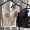 2025 Camisola Adelgazante Estilo Francés Sujetador Puro Deseo Integrado Delgado Belleza Mujer Espalda de Encaje Otoño Invierno 0 Taza Gratis Nuevo