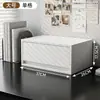 Caixa Organizadora Tipo Gaveta Estilo Japonês Caixa de Armazenamento Duplo Compartimento A4 para Desktop Caixa Organizadora para Hall de Entrada de Escritório
