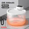 Bebedouro de Água Sem Fio de Temperatura Constante para Gatos, Fonte de Água Cerâmica para Pets com Bomba de Água Auto-Circulante e Fluxo, Antiderramamento, Anti-Queixo Negro