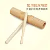 Venta al por mayor de fábrica instrumentos musicales de madera para niños instrumento musical de doble cañón instrumento de percusión Orff de doble cañón