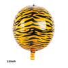 Globo de Película de Aluminio Animal 4D de 22 Pulgadas Transfronterizo Patrón de Animales de la Selva Decoración de Globo Flotante para Escena de Fiesta de Cumpleaños