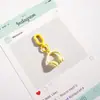 Novo Chaveiro Pingente de Fone de Ouvido de Liga Metálica Pintado com Desenho Animado Fofo Pingente de Bolsa Pequeno Presente Carro Pequeno Livro Vermelho