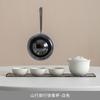 Crema Estilo Ning Xuan Tetera Portátil Juego de Té de Viaje Camping Taza Express Equipo de Té para Exterior Ceremonia de Acompañamiento de Negocios