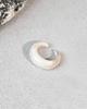 Aretes Coreanos Dongdaemun Estilo Minimalista Versátil Pequeño Patrón en Forma de C Resina Puño para la Oreja para Mujer