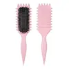 Peine de Dientes de Aire Cruzado Peine de Cojín de Aire Peine de Peinado y Masaje Peine de Peluquería Cráneo Esponjoso Peine de Bolsa de Aire para Cabello Rizado