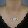Collar con colgante de circonita cúbica con diseño de celebridades de Internet en plata S925, cadena de clavícula de moda con personalidad para mujer, joyería de comercio electrónico transfronterizo.