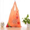 Bolsa Criativa Portátil de Proteção Ambiental Pequena Bolsa de Armazenamento para Presente Bolsa de Compras Dobrável de Morango com Logotipo Imprimível