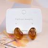 Aretes Irregulares Estilo Caramelo Maillard Diseño Nicho de Alta Gama Moda Elegante Simple Aretes Estilo Tendencia de Internet