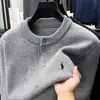 Marca de Moda Peso Pesado - Nuevo Estilo Minimalista de Primavera Chaqueta Cardigan Suéter Unisex Casual Popular Cardigan de Punto