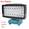 Lanterna de trabalho LED de 36 contas com saída USB tipo C para bateria de lítio Makita