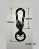 Aleación de Zinc Natación Hebilla de Resorte Negra Popular Correa para Teléfono Móvil Set de Hebillas con Campana Accesorios para Fundas de Teléfono Móvil Fábrica Venta al por Mayor