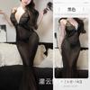 Sansheng Yin Lingerie Sexy Puro Desejo Vestido Longo Decotado Tentação Transparente Alça de Rede Camisola Grátis 2127