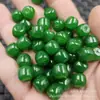 Verde Esmeralda Passepartout Estilo Antiguo Jade Perlas Sueltas Cuarcita Verde Yang Perlas de Barril Pulsera Collar Accesorios de Joyería Perlas