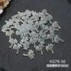 Abalorios para Uñas con Forma de Estrella de Mar y Concha Aurora Serie Océano Concha Resina Accesorios para Uñas DIY Decoración de Uñas Portátil