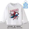Nueva Camiseta de Manga Larga para Niños 2026, Algodón con Dibujos Animados, Manga Larga Raglán para Primavera y Otoño, Camiseta Básica para Niños 6