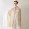 Hilo Consinee 100% cachemira unisex color liso elegante y con estilo chal para ir al trabajo en la ciudad