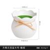 Vaso de flor de plástico de simulação verde flocado espuma criativo corda de cânhamo simulação planta suculenta em vaso decoração de casa decoração de arranjo de flores