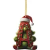 Decoração de Carta do Grinch da Amazon Decoração de Natal Enfeites de Árvore de Natal Enfeites Pendurados