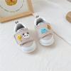 Nuevootoño Día Único Nuevo Cumpleaños Ciudad Dibujos Animados Zapatos para Bebés y Niños Pequeños Suela Suave Zapatos de Tela Zapatos para Niños y Niñas