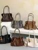 Bolsa Grande Capacidade Retrô Feminina 2026 Nova Outono Casual Bolsa de Ombro Estilo Coreano Simples Prática Bolsa Tote para o Dia a Dia
