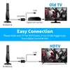 Antena de TV Digital de Onda Terrestre 4K Ultra Alta Definición 1080P Antena Receptora Set de Antena de TV Dtmb