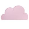 Nuevo mantel individual de silicona Morandi Color Cloud, mantel individual de silicona nórdico para bebés y niños, plato de cena móvil con aislamiento térmico fácil de transportar
