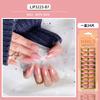 Symphony Unhas Postiças Vestíveis Médio Longo Unhas para Manicure Longo Caixa de Papel Unhas Postiças Vestíveis Unhas Galvanizadas Unhas Vestíveis