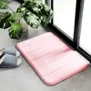 Tapete de Chão Coral Fleece Espesso Cor Sólida Transfronteiriço Tapete de Pé Absorvente de Água Antiderrapante Banheiro Vaso Sanitário Tapete de Porta Secagem Rápida Vaso Sanitário