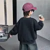 Sudadera con Capucha de Terciopelo para Bebé Niño Otoño/Invierno 2026 Nuevo Estilo Coreano Elegante Ropa Interior de Niños de Una Pieza Top de Terciopelo Primavera/Otoño