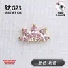 Brincos de Pino Flor de Lótus Olho de Gato em Titânio F136 com Cartilagem de Orelha em Pino com Zircônio em Forma de Leque Joia de Piercing Labret com Rosca Interna em Liga de Titânio G23