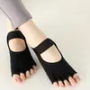 Calcetines de Yoga Populares con Separación de Dedos para Mujer, Calcetines Deportivos Antideslizantes de Cinco Dedos para Verano, Calcetines para Pilates y Fitness