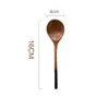 Cuchara de Madera Nanmu, Cuchara para Arroz, Cuchara para Sopa, Cuchara para Café, Cuchara de Madera Natural, Cuchara Pequeña de Madera, Estilo Chino, Cuchara para Arroz de Nuevo Estilo Chino