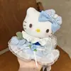 Auténtico Gato Kt de Felpa Otoño e Invierno Llavero de Hellokitty Vestido de Esquí con Capucha de Felpa Colgante Decorativo para Bolso