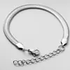 Pulsera de Acero de Titanio Hueso de Serpiente Plano para Hombre Estilo Frío Estilo Ancho Pulsera Moda Simple Tendencia para Hombre Pulsera Suave Hueso de Serpiente Joyería