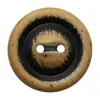 Botones de Madera de Álamo Yisen Botones de Madera Natural Vintage Desgastados Botones de Madera de Dos Agujeros para Suéter Tejidos Botones Decorativos