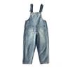 Pantalones de mezclilla delgados con tirantes de celebridad de internet para mujer 2020 verano nuevos sueltos versátiles adelgazantes estudiante lindos pantalones hasta el tobillo