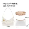 Bolsa Interior Loboshi Compatible con Dior Voyage Tamaño Pequeño y Mediano con Papel Dupont Ligero, Forro Impermeable y Cadena Decorativa