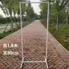 Nueva Pantalla de Hierro Forjado para Bodas Marco Rectangular Soporte de Fondo para Decoración de Bodas Marco Cuadrado Geométrico Marco de Arco Estante Puerta de Flores