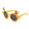 Óculos de Desenho Animado Feminino Novos Óculos de Sol Polarizados Infantis Óculos de Sol de Desenho Animado Masculino Óculos de Sol Fofos de Silicone para Bebê